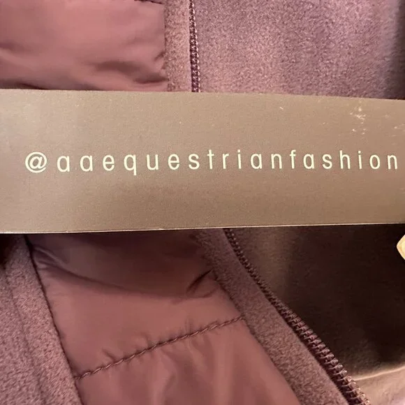 Horseware AA Platinum Cozenza Padded Fleece - Light Plum Women's Sz S - Picture 16 of 16